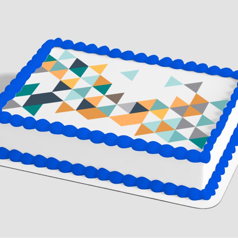 Geometric Shapes Edible Image® by PhotoCake®