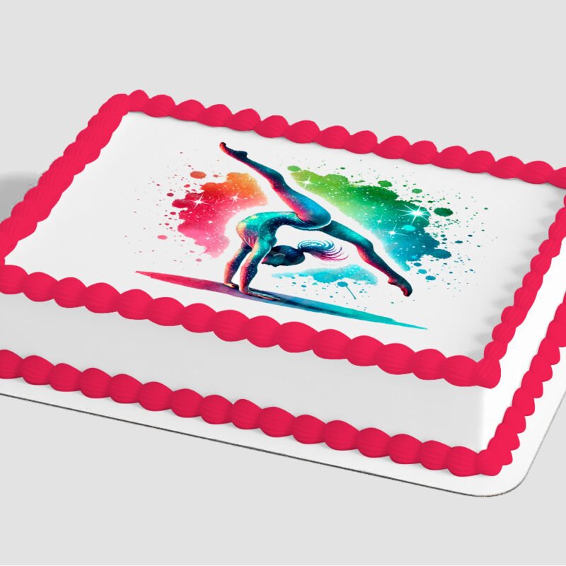 Gymnastics Edible Image® by PhotoCake®