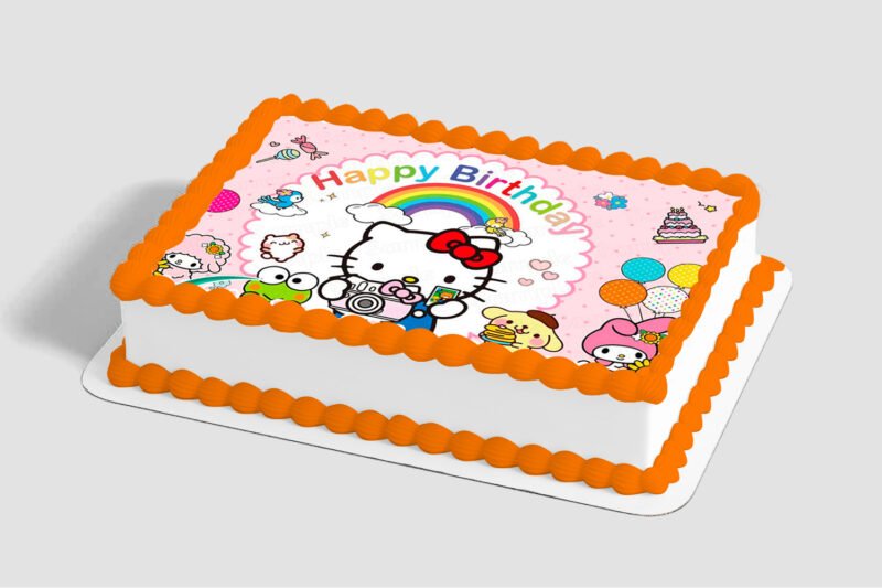 Hello Kitty® Polka Dot Party Edible Image® by PhotoCake®