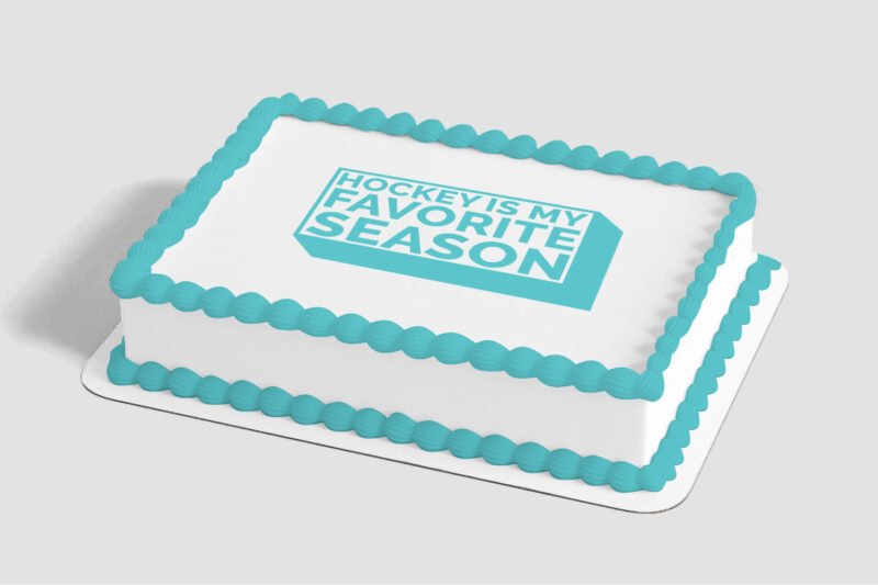 Hockey is My Favorite Season Edible Image® by PhotoCake®