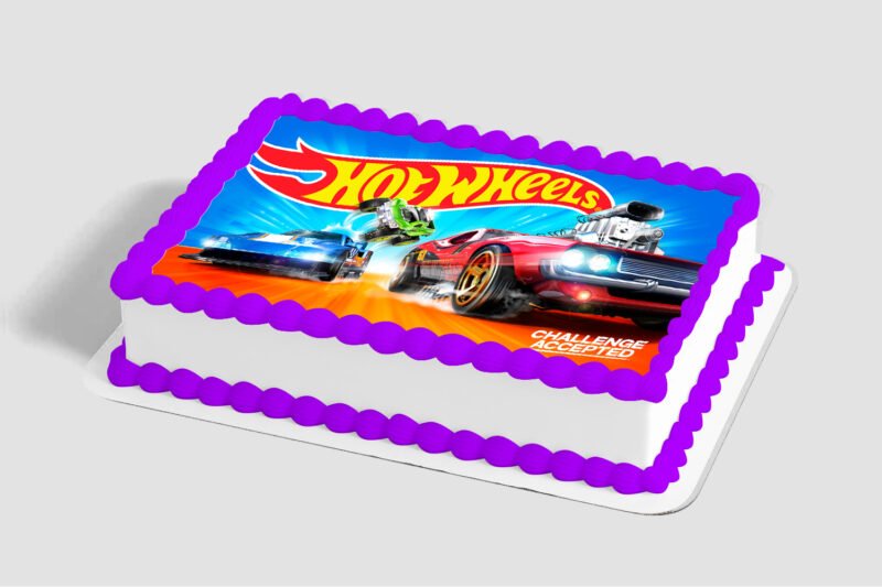 Hot Wheels™ Burnin' Rubber Edible Image® by PhotoCake®