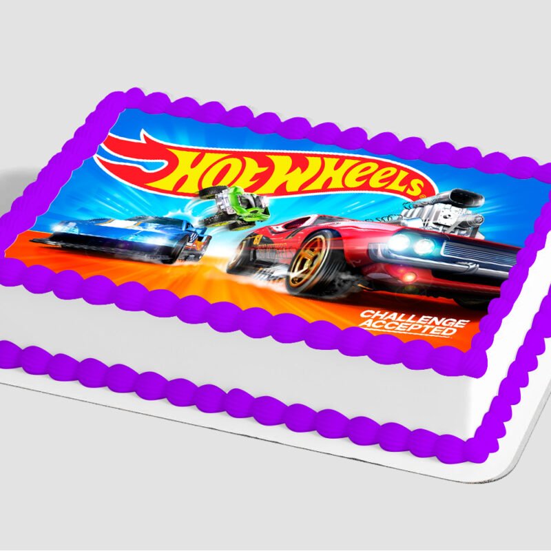 Hot Wheels™ Burnin' Rubber Edible Image® by PhotoCake®
