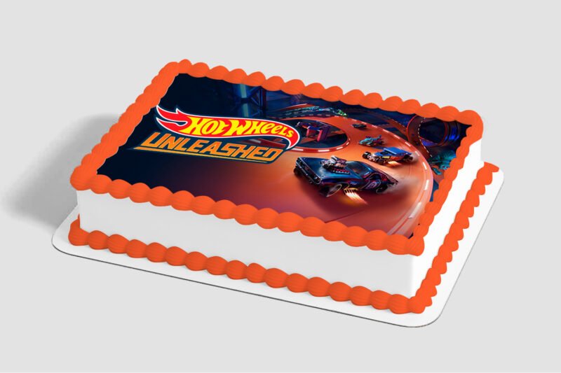Hot Wheels™ Race to Win! Edible Image® by PhotoCake®