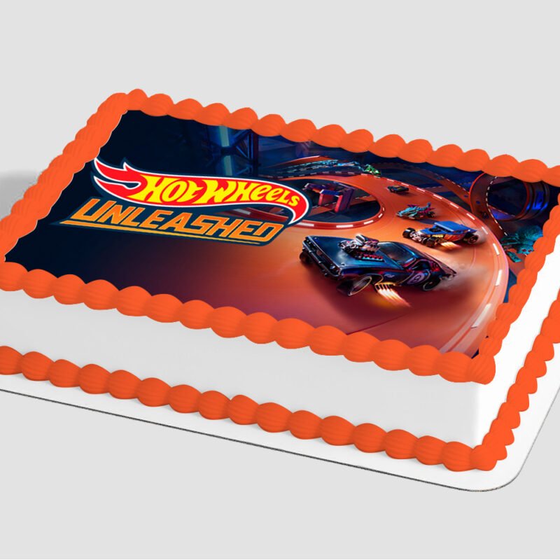Hot Wheels™ Race to Win! Edible Image® by PhotoCake®