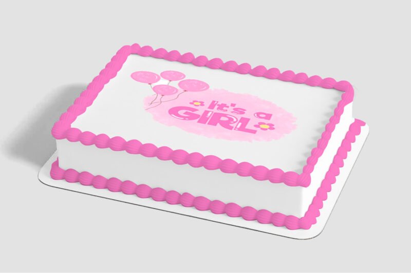 It’s a Girl Edible Image® by PhotoCake®