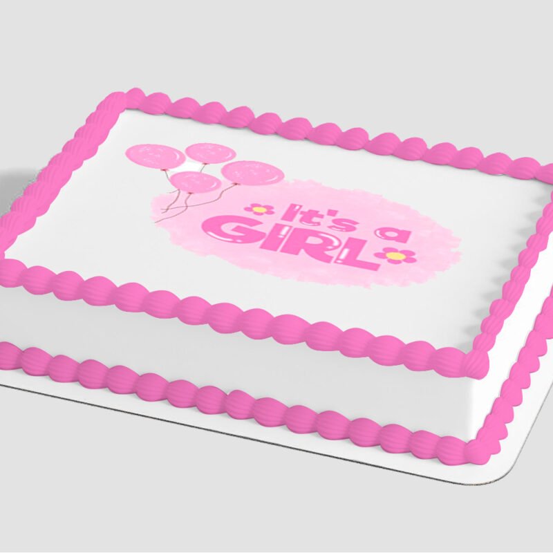 It’s a Girl Edible Image® by PhotoCake®