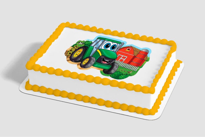 John Deere Johnny Tractor Edible Image® by PhotoCake®