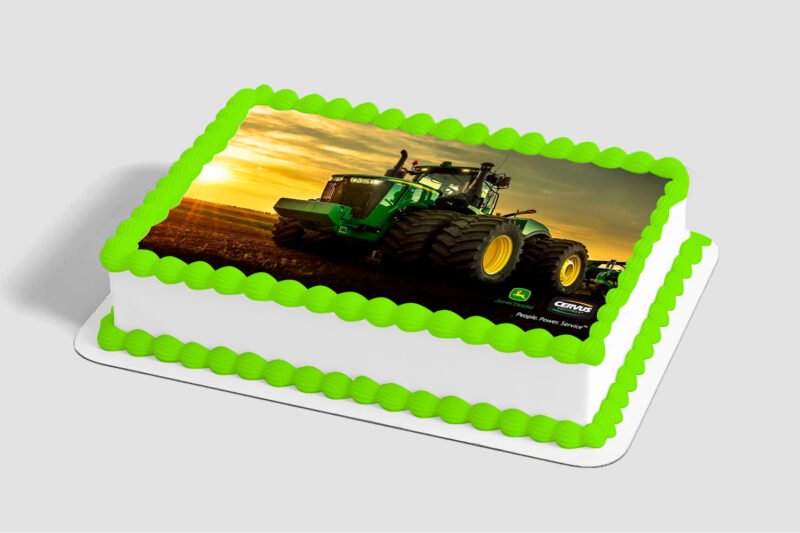 John Deere Tractor Edible Image® by PhotoCake®