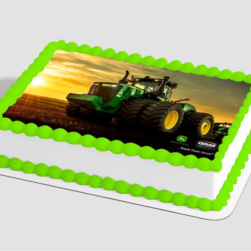 John Deere Tractor Edible Image® by PhotoCake®