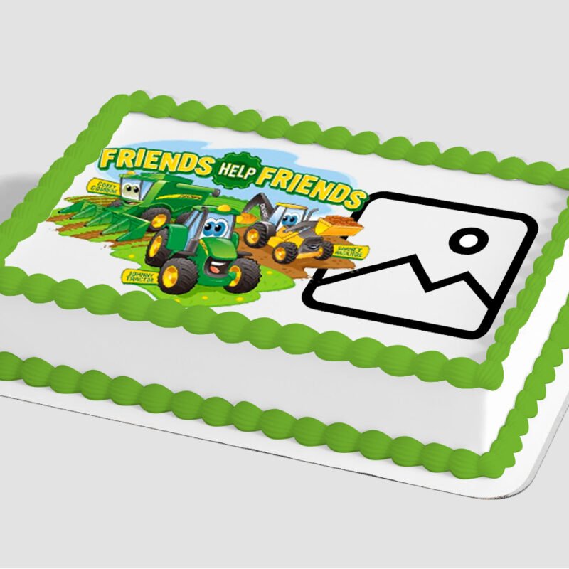 John Deere and Friends! Edible Image® by PhotoCake® Frame