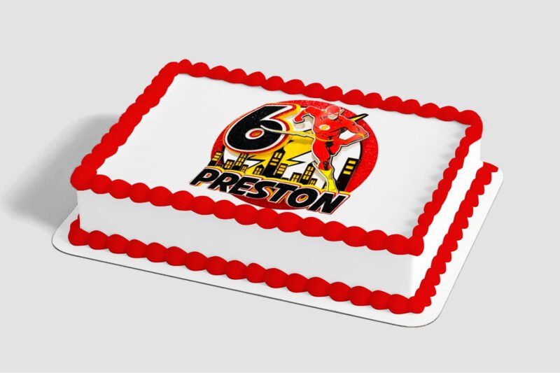 Justice League™ Flash Edible Image® by PhotoCake®