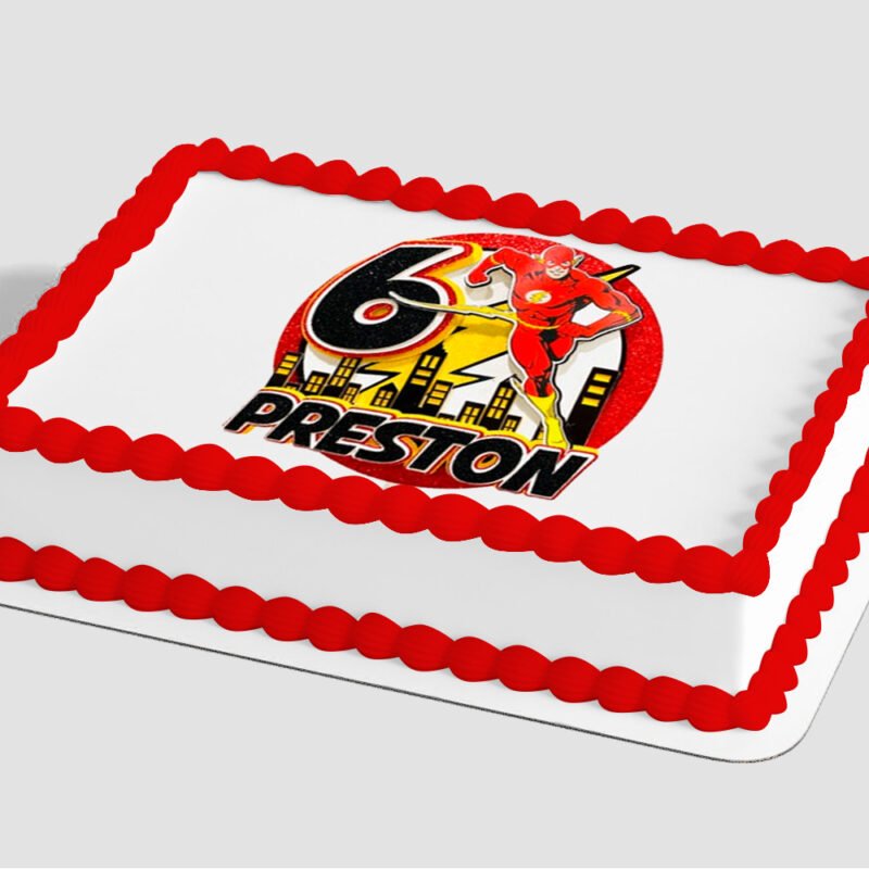 Justice League™ Flash Edible Image® by PhotoCake®