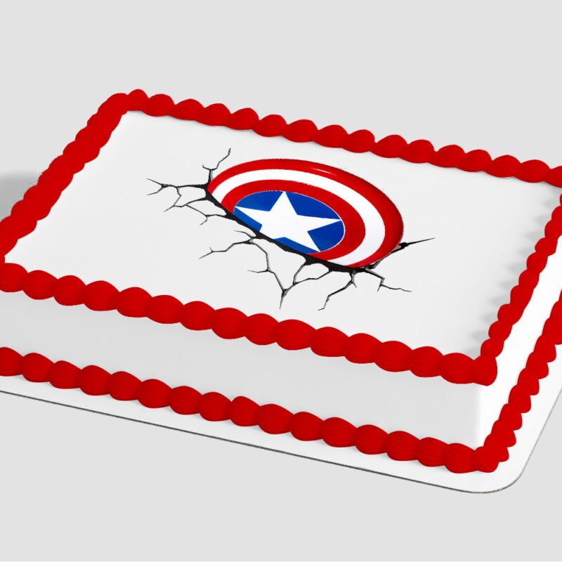 MARVEL Avengers Captain America Icon Edible Image® by PhotoCake®