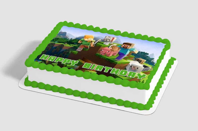 MINECRAFT Boom Edible Image® by PhotoCake®