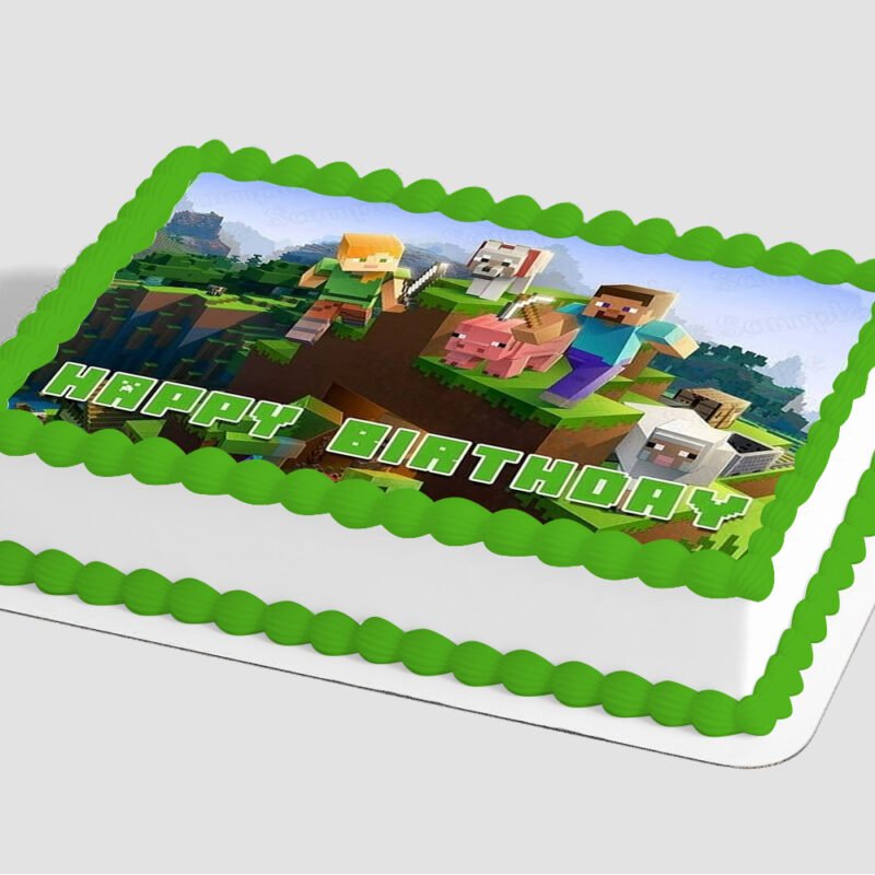 MINECRAFT Boom Edible Image® by PhotoCake®
