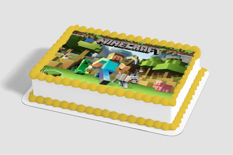 MINECRAFT Survival Mode Edible Image® by PhotoCake®