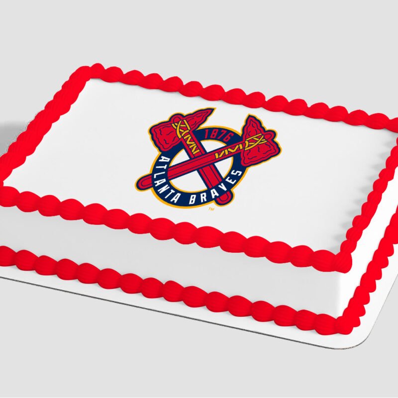 MLB® Atlanta Braves™ Edible Image® by PhotoCake®