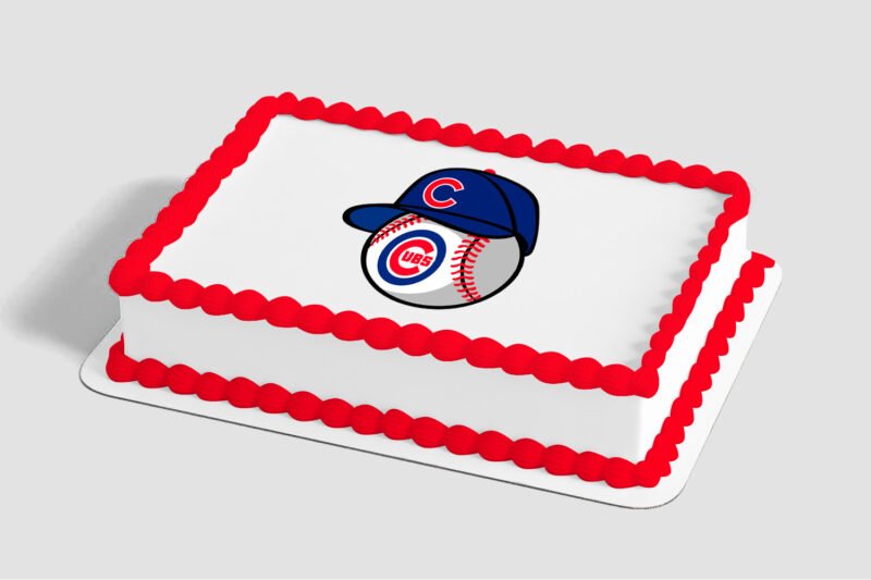 MLB® Chicago Cubs™ Edible Image® by PhotoCake®