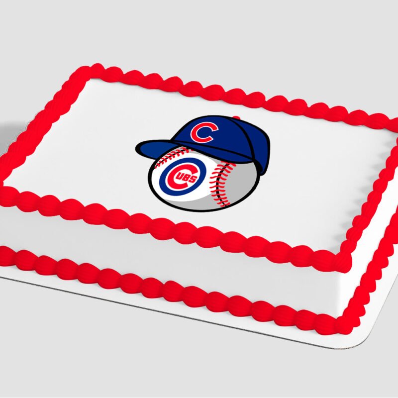 MLB® Chicago Cubs™ Edible Image® by PhotoCake®