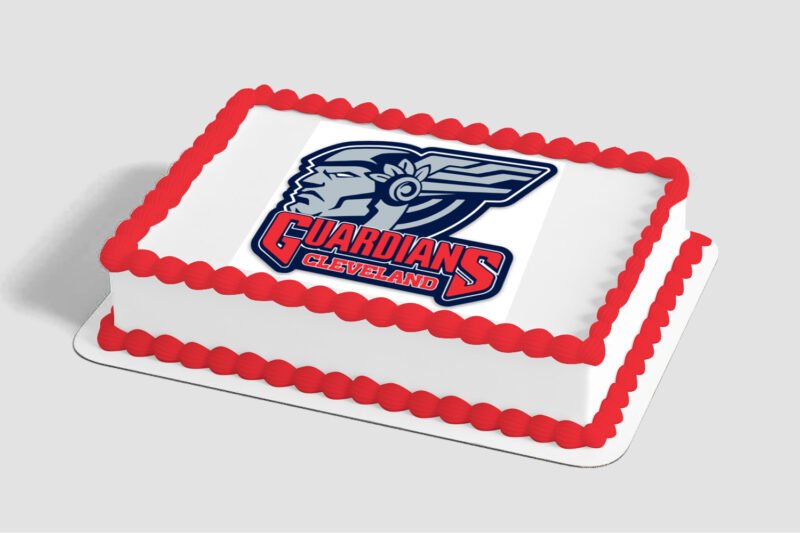 MLB® Cleveland Guardians™ Edible Image® by PhotoCake®