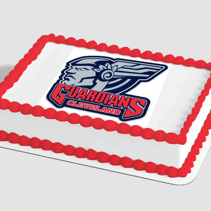 MLB® Cleveland Guardians™ Edible Image® by PhotoCake®