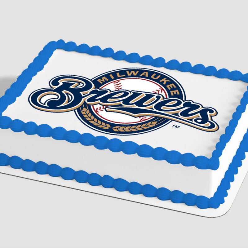 MLB® Milwaukee Brewers™ Edible Image® by PhotoCake®