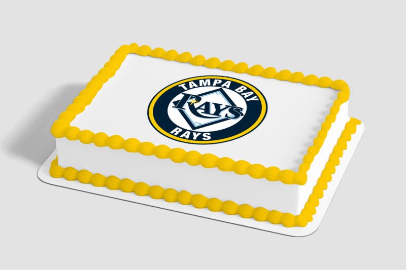 MLB® Tampa Bay Rays™ Edible Image® by PhotoCake®