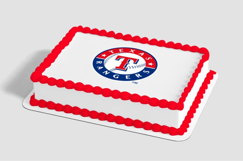 MLB® Texas Rangers™ Edible Image® by PhotoCake®
