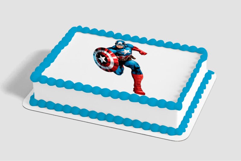Marvel's Captain America Edible Image® by PhotoCake®