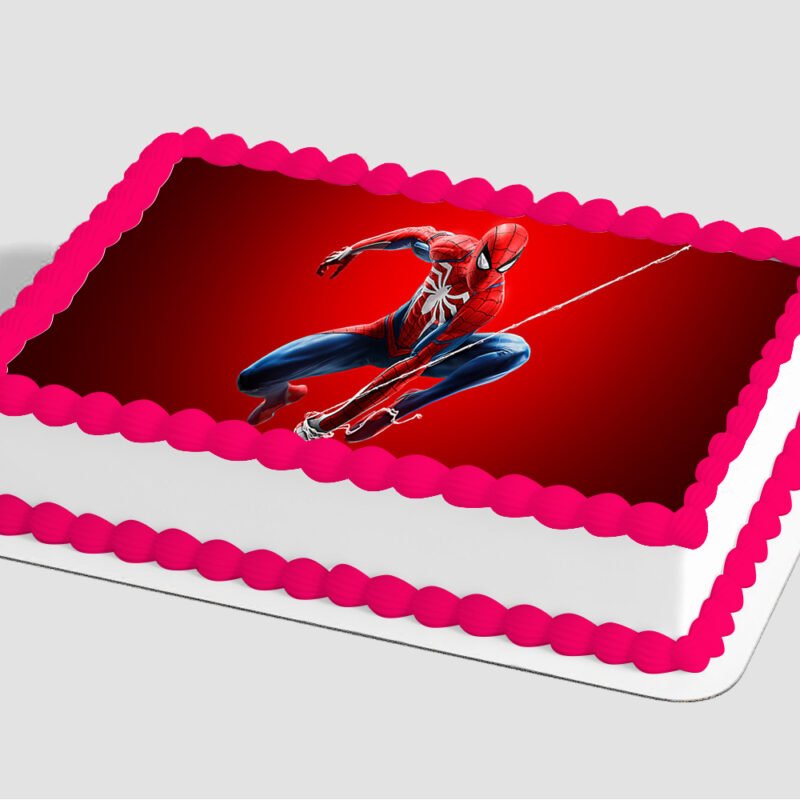 Marvel's Spider-Man™ In Action Edible Image® by PhotoCake®