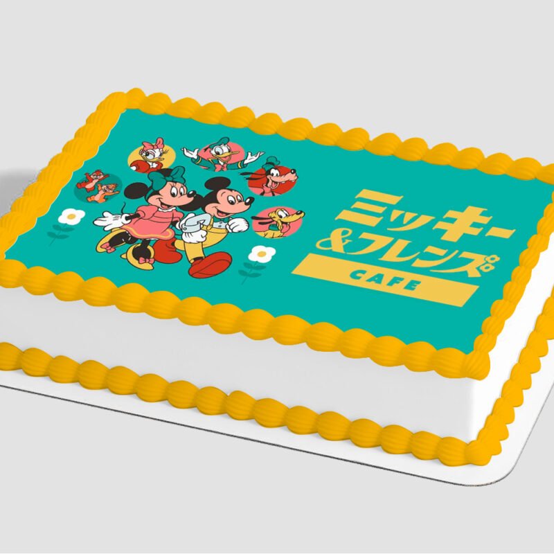 Mickey Mouse & Friends Cafe Minnie Edible Image® by PhotoCake®