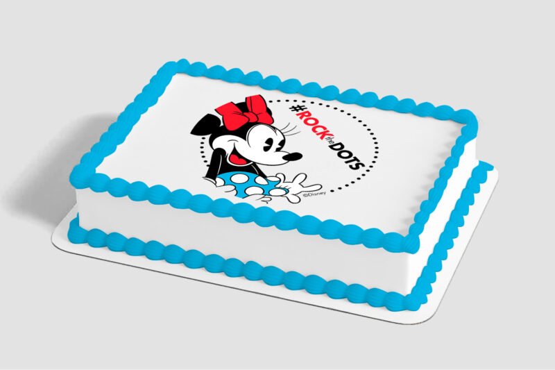 Minnie Mouse Rockin' My Dots Edible Image® by PhotoCake®
