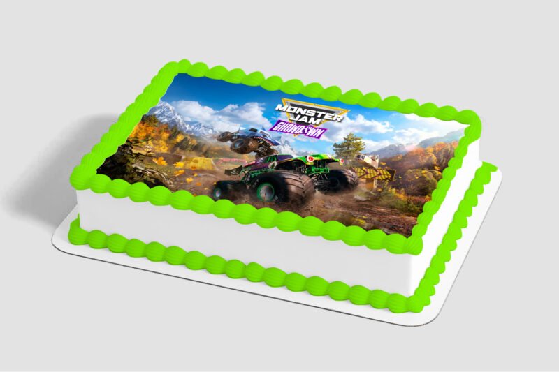 Monster Jam® Built to Crush Edible Image® by PhotoCake®