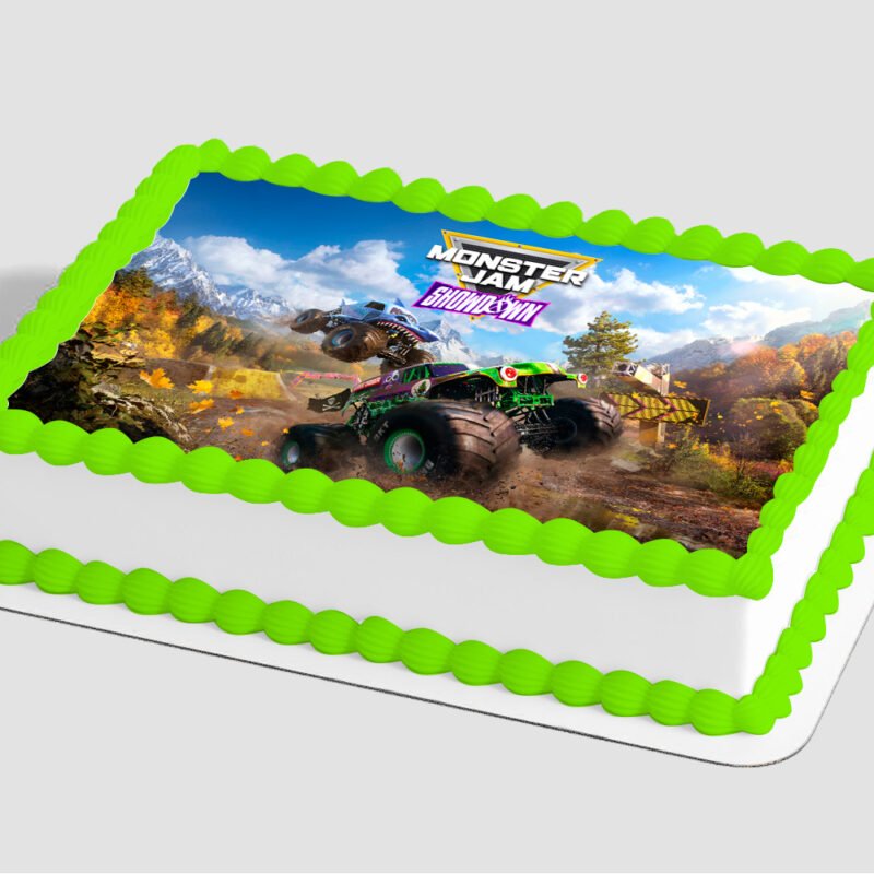 Monster Jam® Built to Crush Edible Image® by PhotoCake®