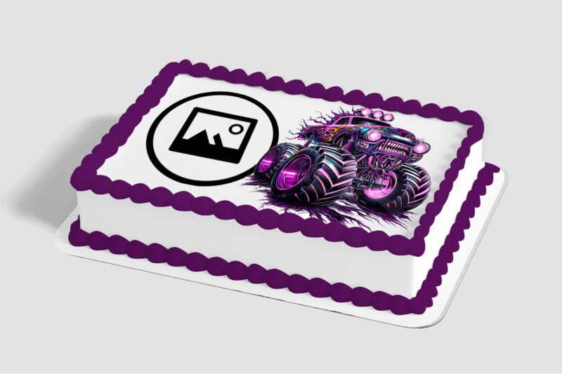Monster Jam® Crunch Time Edible Image® by PhotoCake® Frame
