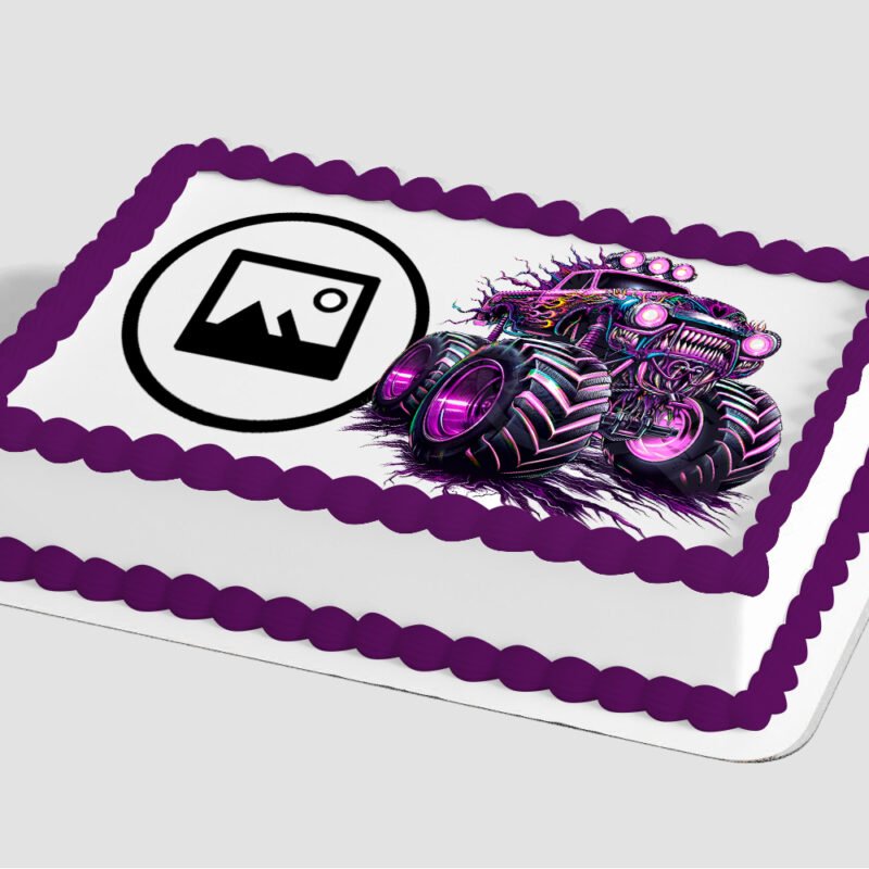 Monster Jam® Crunch Time Edible Image® by PhotoCake® Frame