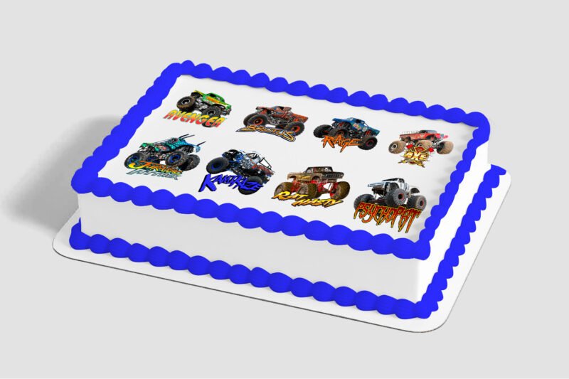 Monster Jam® High Flyin' Edible Image® by PhotoCake®