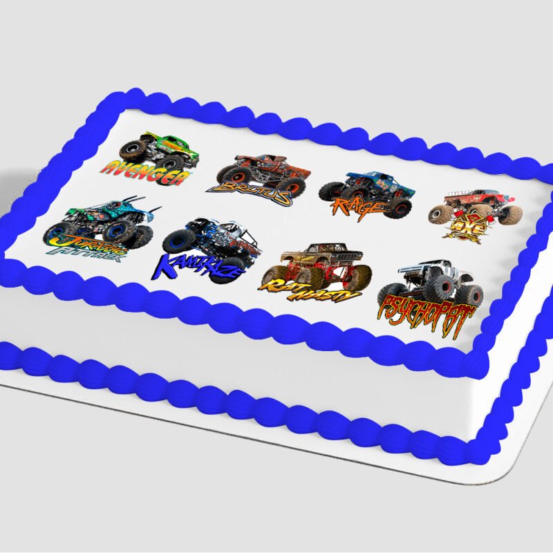 Monster Jam® High Flyin' Edible Image® by PhotoCake®