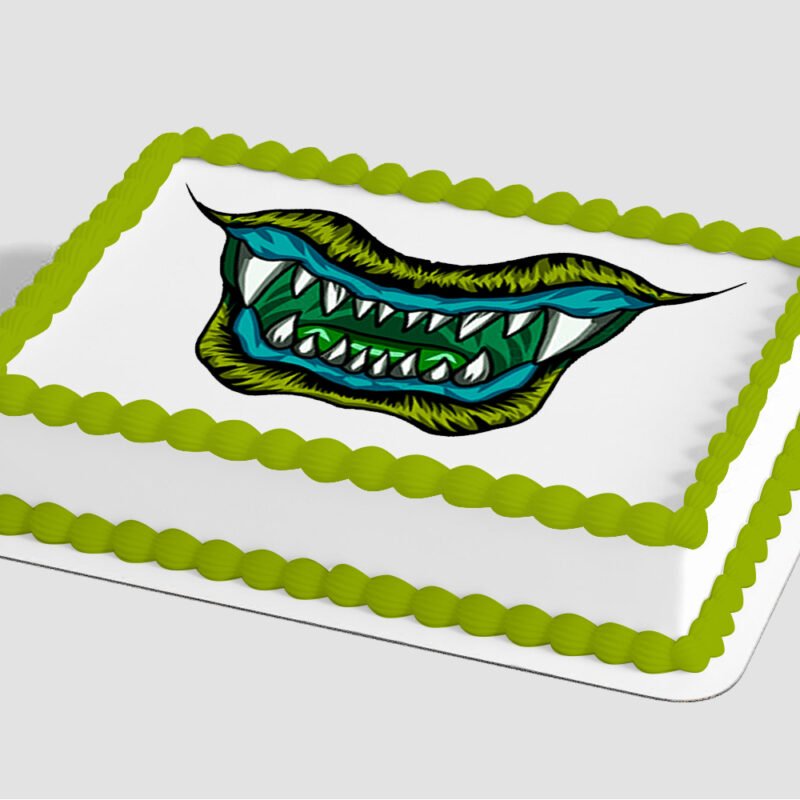 Monster Mouth Green Edible Image® by PhotoCake®