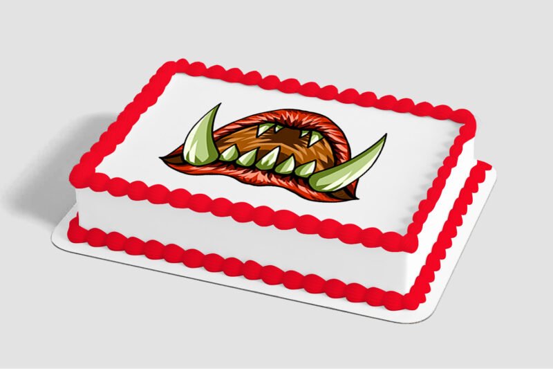 Monster Mouth Red Edible Image® by PhotoCake®