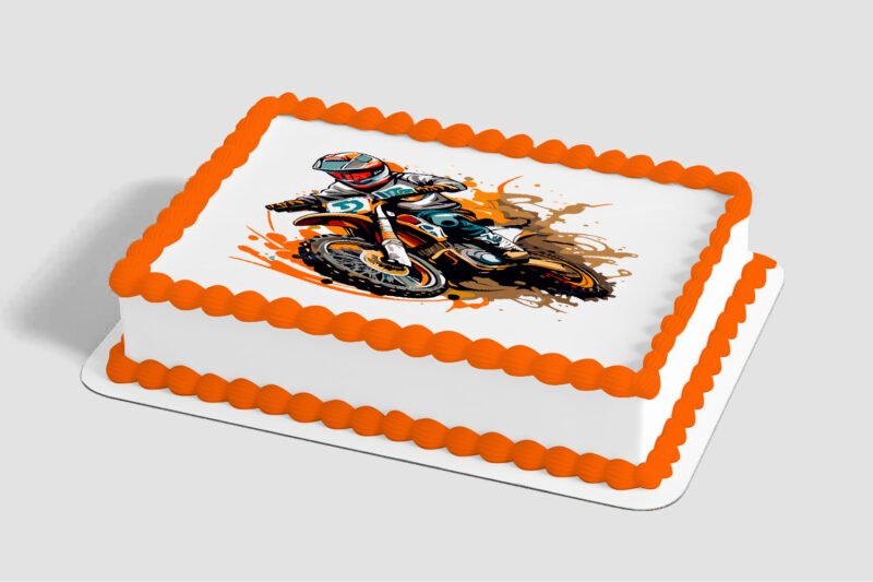 Motocross Edible Image® by PhotoCake®