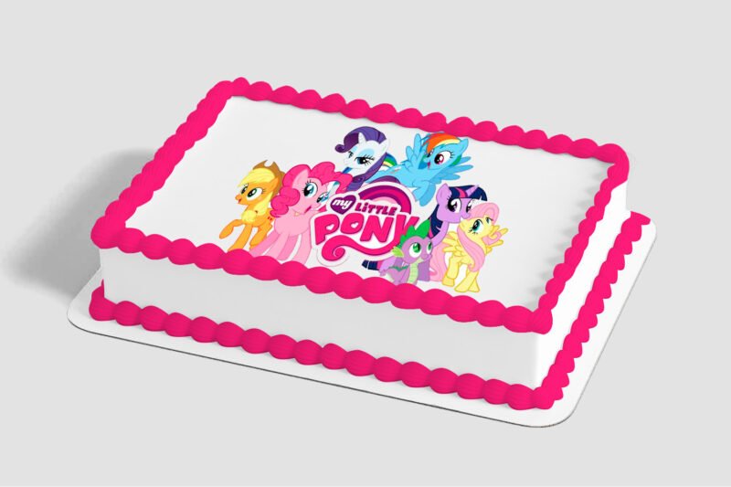 My Little Pony™ Pony Pals Edible Image® by PhotoCake® Frame