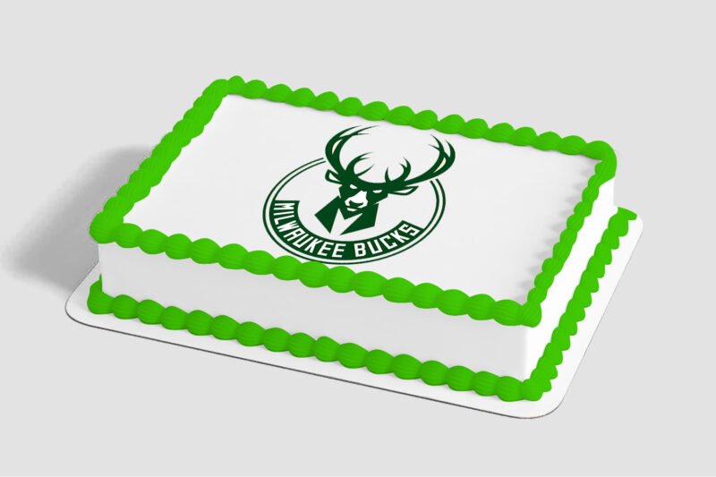 NBA Milwaukee Bucks Edible Image® by PhotoCake®