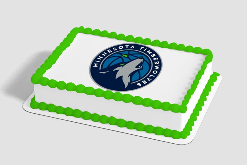 NBA Minnesota Timberwolves Edible Image® by PhotoCake®