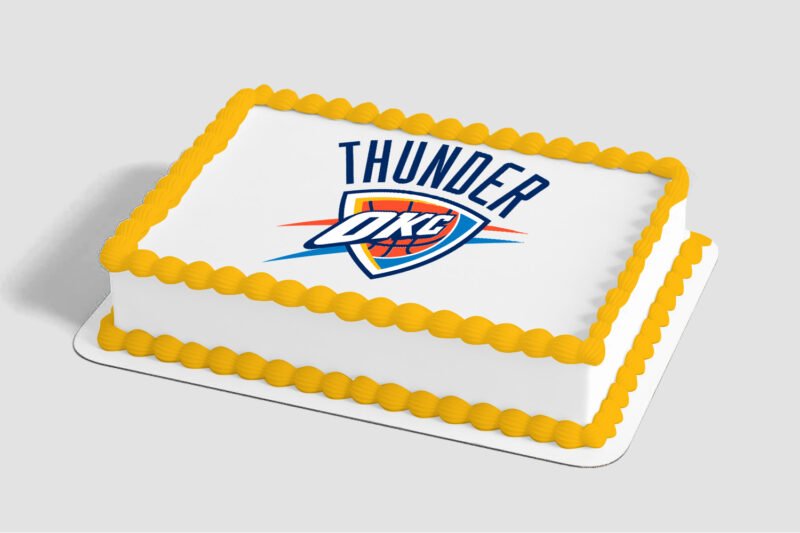 NBA Oklahoma City Thunder Edible Image® by PhotoCake®