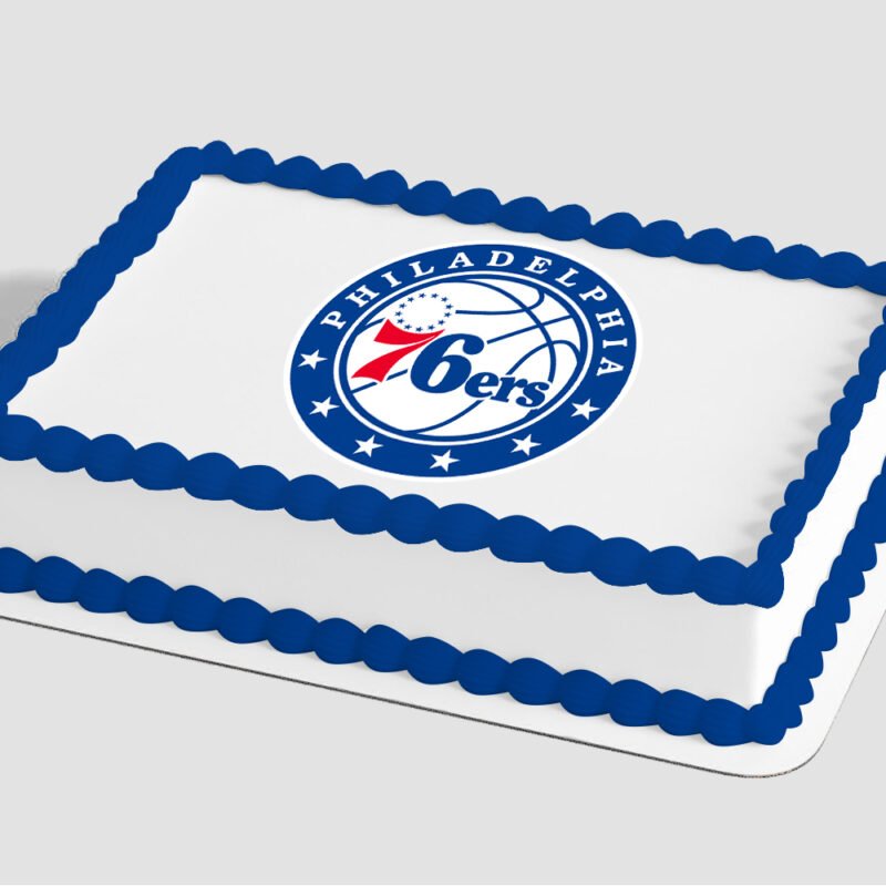 NBA Philadelphia 76ers Edible Image® by PhotoCake®