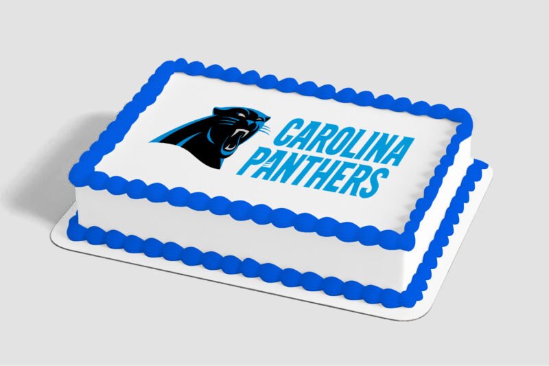 NFL Carolina Panthers Edible Image® by PhotoCake®