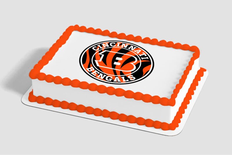 NFL Cincinnati Bengals Edible Image® by PhotoCake®