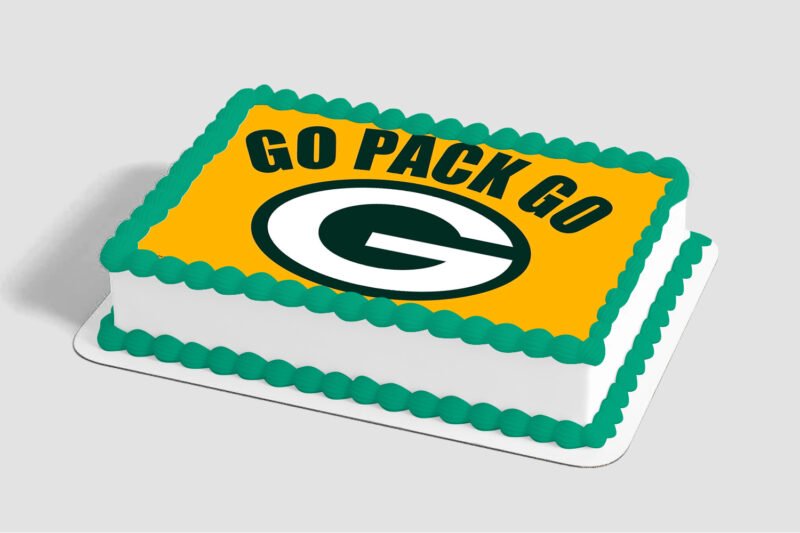 NFL Green Bay Packers Go Pack Go Edible Image® by PhotoCake®