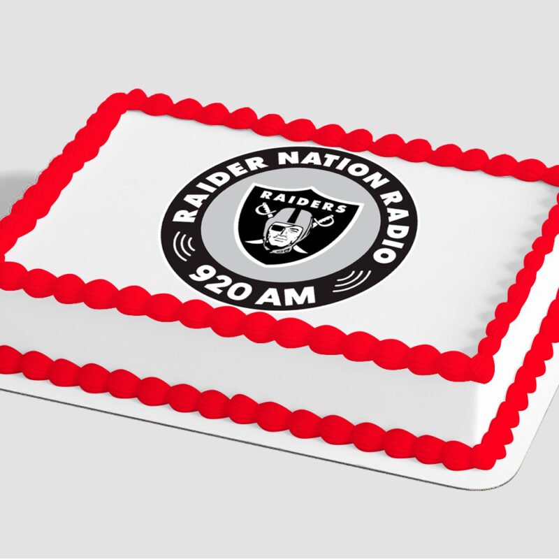 NFL Las Vegas Raiders Raider Nation Edible Image® by PhotoCake®
